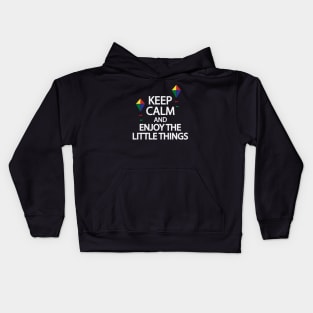 Keep calm and enjoy the little things Kids Hoodie